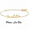 Athème Bracelet Femme - B2694-DORE-POURLAVIE Acier Doré | Femme Bracelet