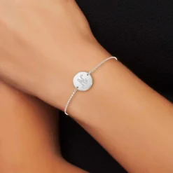 Athème Bracelet Femme Bijoux B2281-ARGENT-N - Mode | Femme Bracelet