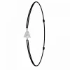 Athème Bracelet Femme - BS082-SB049-A Tissu Argent | Femme Bracelet