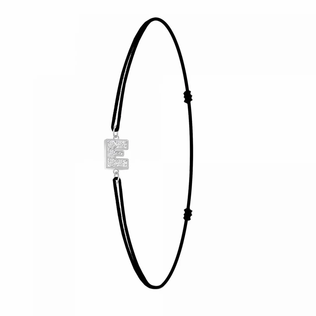 Athème Bracelet Femme - BS082-SB049-E Tissu Argent | Femme Bracelet