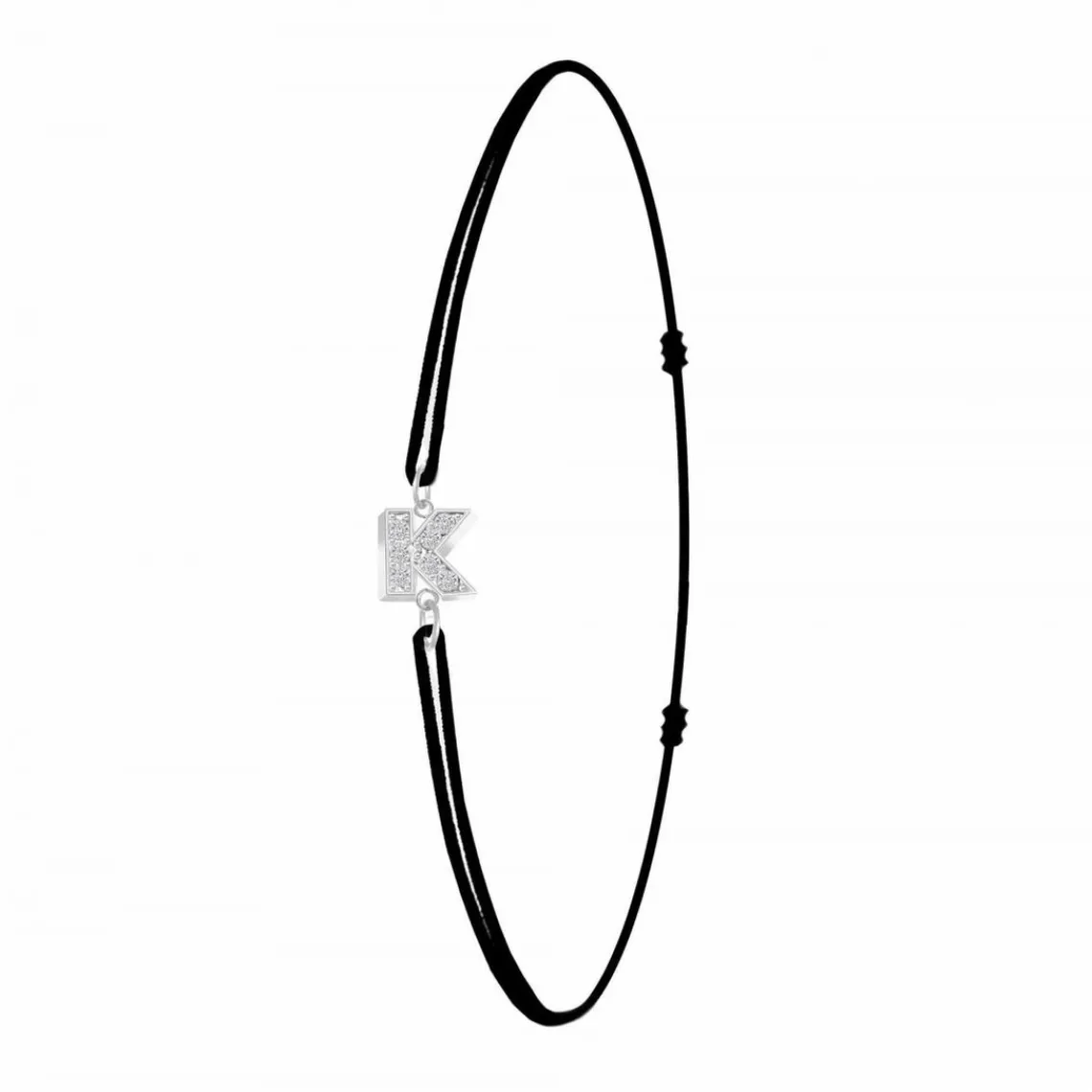 Athème Bracelet Femme - BS082-SB049-K Tissu Argent | Femme Bracelet