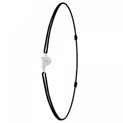 Athème Bracelet Femme - BS082-SB049-P Tissu Argent | Femme Bracelet