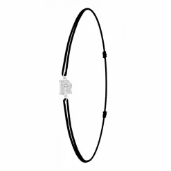 Athème Bracelet Femme - BS082-SB049-R Tissu Argent | Femme Bracelet