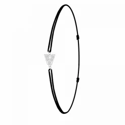 Athème Bracelet Femme - BS082-SB049-V Tissu Argent | Femme Bracelet