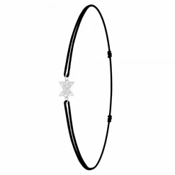 Athème Bracelet Femme - BS082-SB049-X Tissu Argent | Femme Bracelet