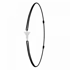Athème Bracelet Femme - BS082-SB049-Y Tissu Argent | Femme Bracelet