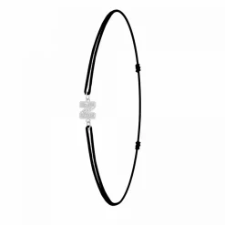 Athème Bracelet Femme - BS082-SB049-Z Tissu Argent | Femme Bracelet