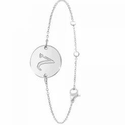 Athème Bracelet Femme Mode B2281-ARGENT-V - Acier Argent | Femme Bracelet