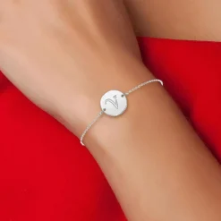 Athème Bracelet Femme Mode B2281-ARGENT-V - Acier Argent | Femme Bracelet