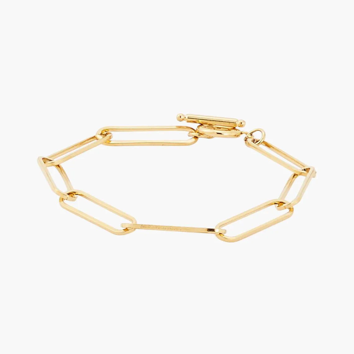 Balaboosté Bracelet Femme Acier Maillons Longs Et Fermoir T - 3502456560246 Métal Doré | Femme Bracelet