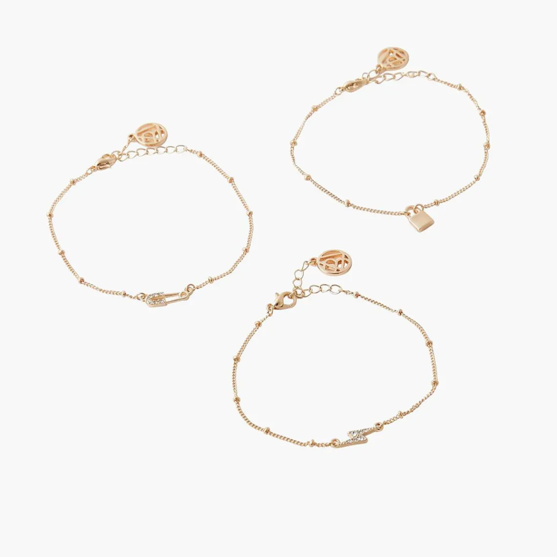 Balaboosté Bracelet Femme Eclair Cadenas Epingle - 3502456532847 Métal Doré | Femme Bracelet