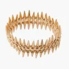 Balaboosté Bracelet Femme Elastique Avec Pics - 3502456534476 Métal Doré | Femme Bracelet