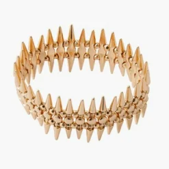 Balaboosté Bracelet Femme Elastique Avec Pics - 3502456534476 Métal Doré | Femme Bracelet