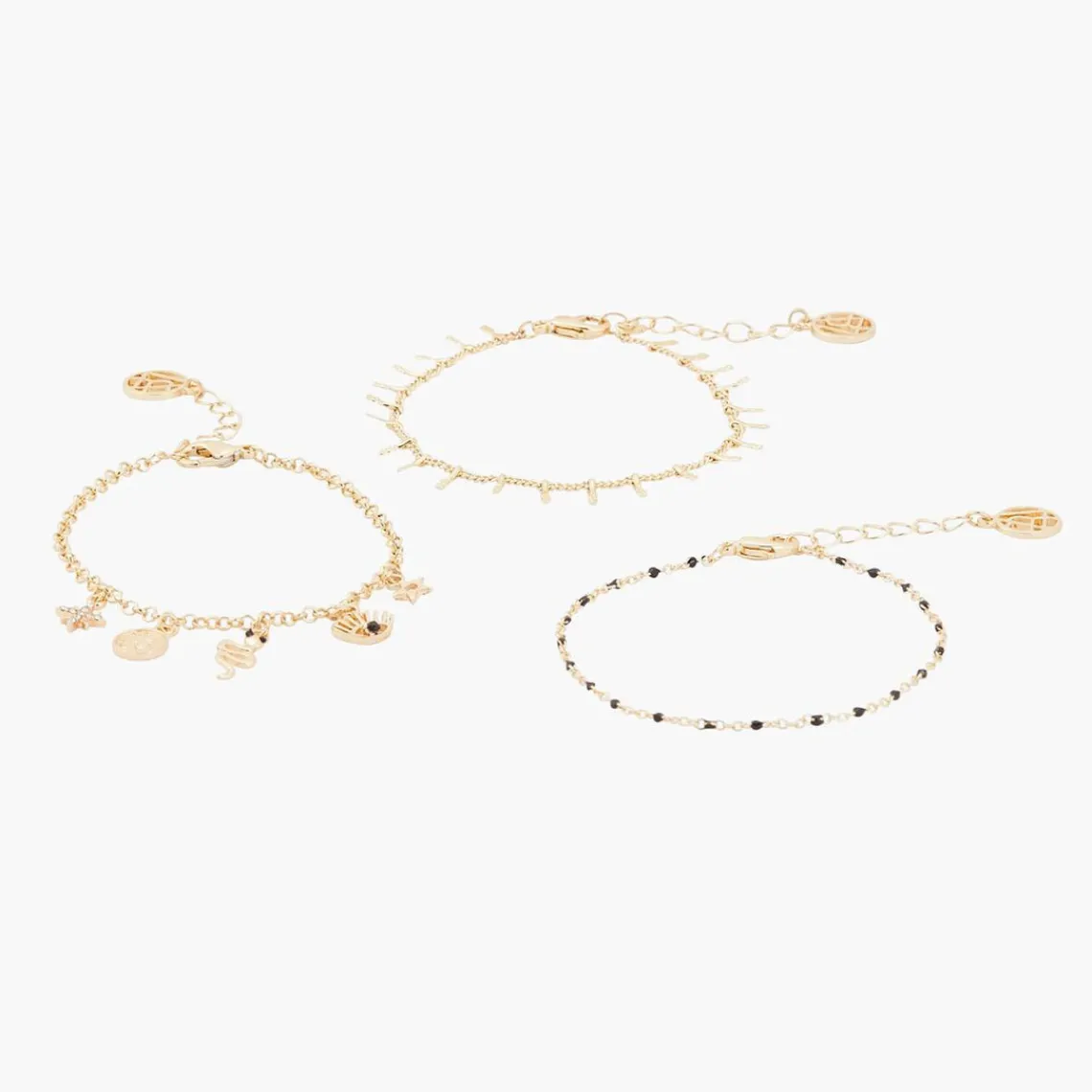 Balaboosté Bracelet Femme Set De Bra Ac Breloques Et Epoxy - 3502456531727 Métal Doré | Femme Bracelet