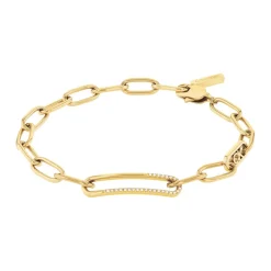 Calvin Klein Bijoux Bracelet Femme Calvin Klein Asymmetrical Elegance - 35000543 Acier Doré | Femme Bracelet