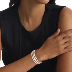 Calvin Klein Bijoux Bracelet Femme CK Wavy Sculptural - 35000649 Acier Doré Rose | Femme Bracelet