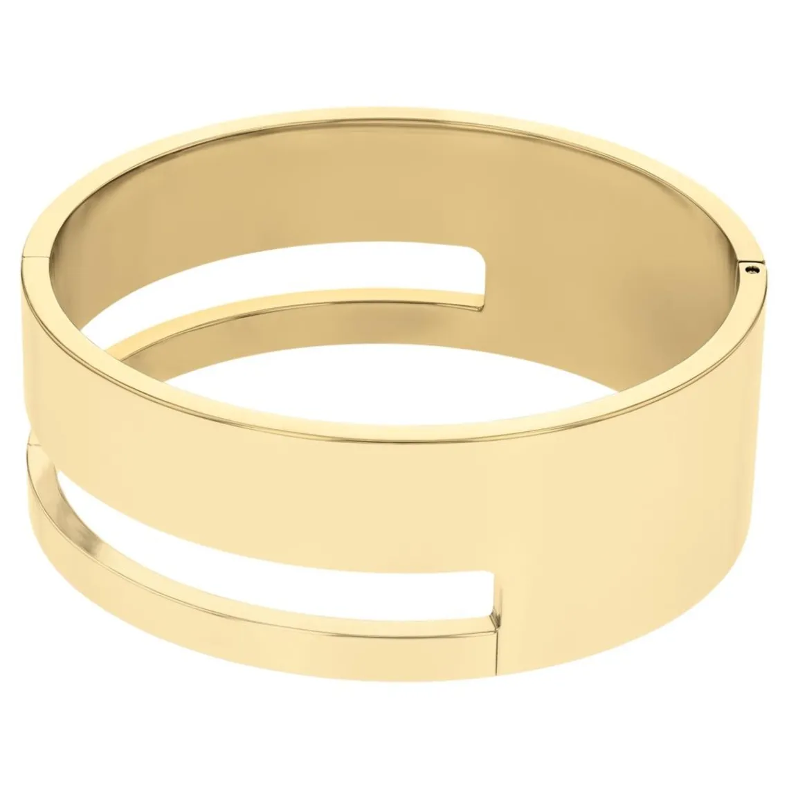 Calvin Klein Bijoux Bracelet Femme Geometric Essentials Sculptural - 35000673 Acier Doré | Femme Bracelet