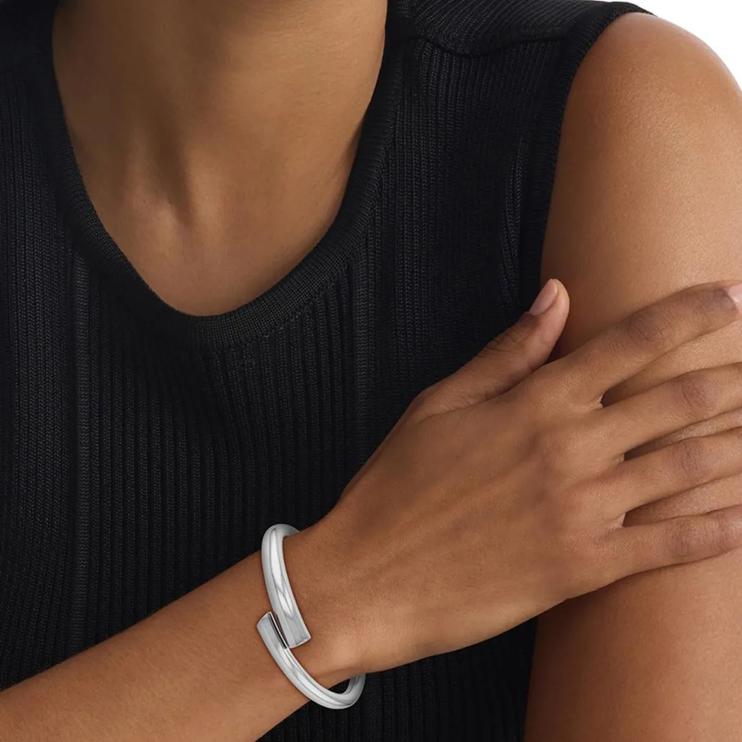 Calvin Klein Bijoux Bracelet Femme Ck Spiral - 35000762 Acier Argent | Femme Bracelet
