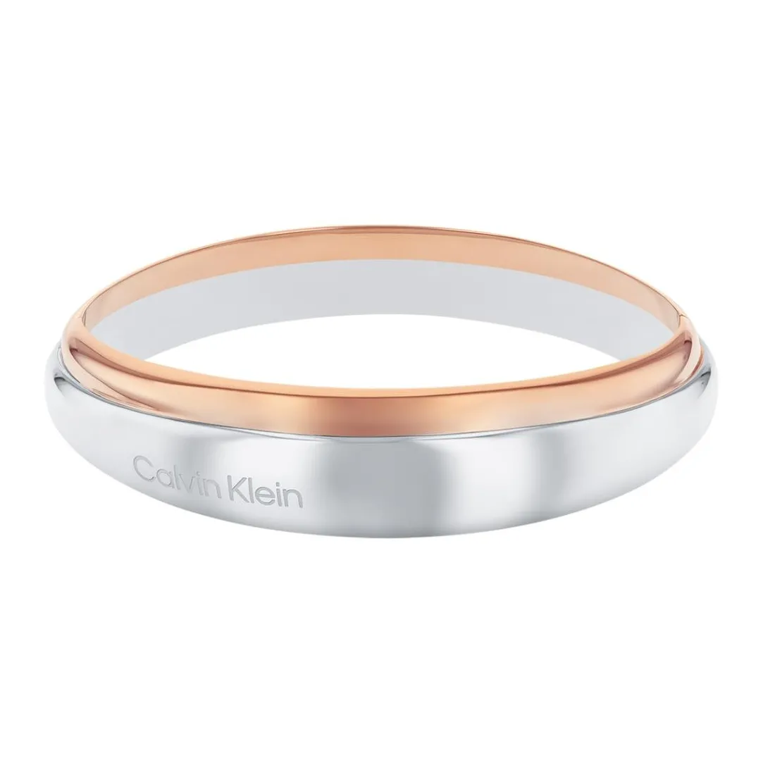 Calvin Klein Bijoux Bracelet Femme Calvin Klein Refine - 35000612 Acier Argent, Doré rose | Femme Bracelet