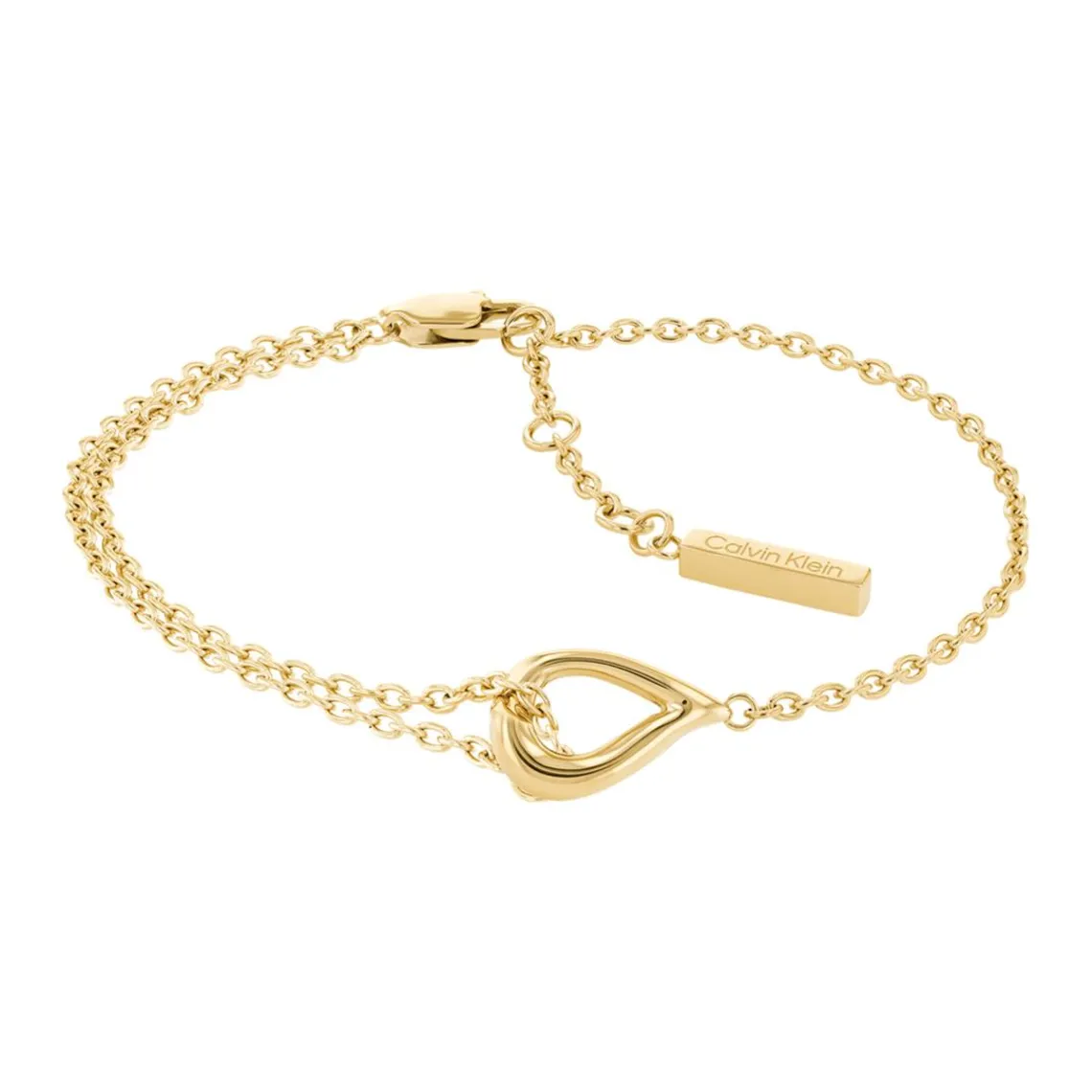 Calvin Klein Bijoux Bracelet Femme Calvin Klein Sculptured Drops - 35000077 Acier Doré | Femme Bracelet