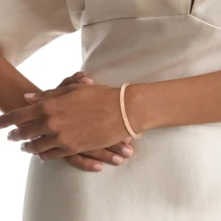 Calvin Klein Bijoux Bracelet Femme Calvin Klein Soft Square - 35000456 Acier Doré rose | Femme Bracelet