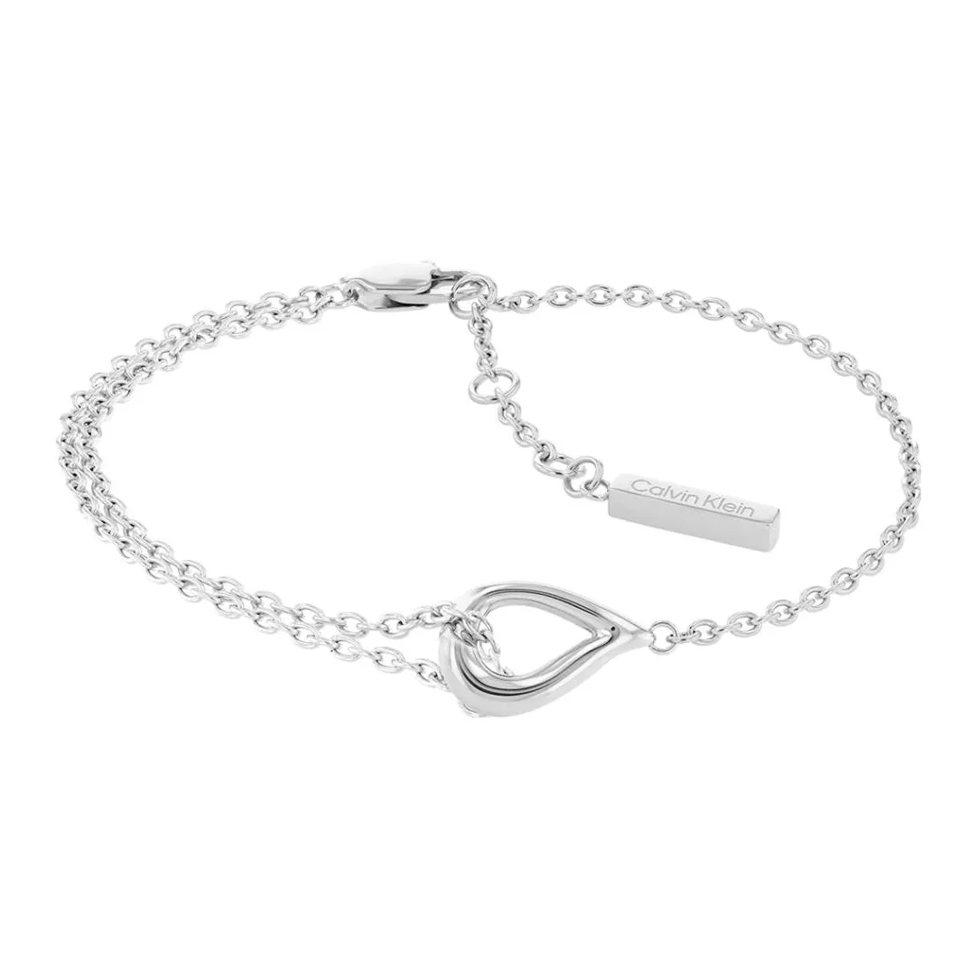 Calvin Klein Bijoux Bracelet Femme Calvin Klein Sculptured Drops - 35000076 Acier Argent | Femme Bracelet