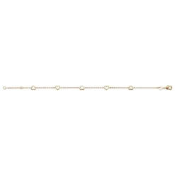 Maison de la Bijouterie Bracelet femme cœur fantaisie plaqué or UYZU0ZZV | Femme Bracelet