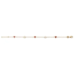 Maison de la Bijouterie Bracelet femme cœur fantaisie plaqué or UYZU0YZV | Femme Bracelet