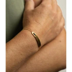 Didyma Bijoux Bracelet Femme DIDYMA CR6 - Acier Doré | Femme Bracelet