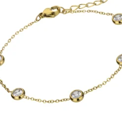 Emily Westwood Bijoux Bracelet femme Emily Westwood EWB23071G - Acier Doré et Blanc | Femme Bracelet