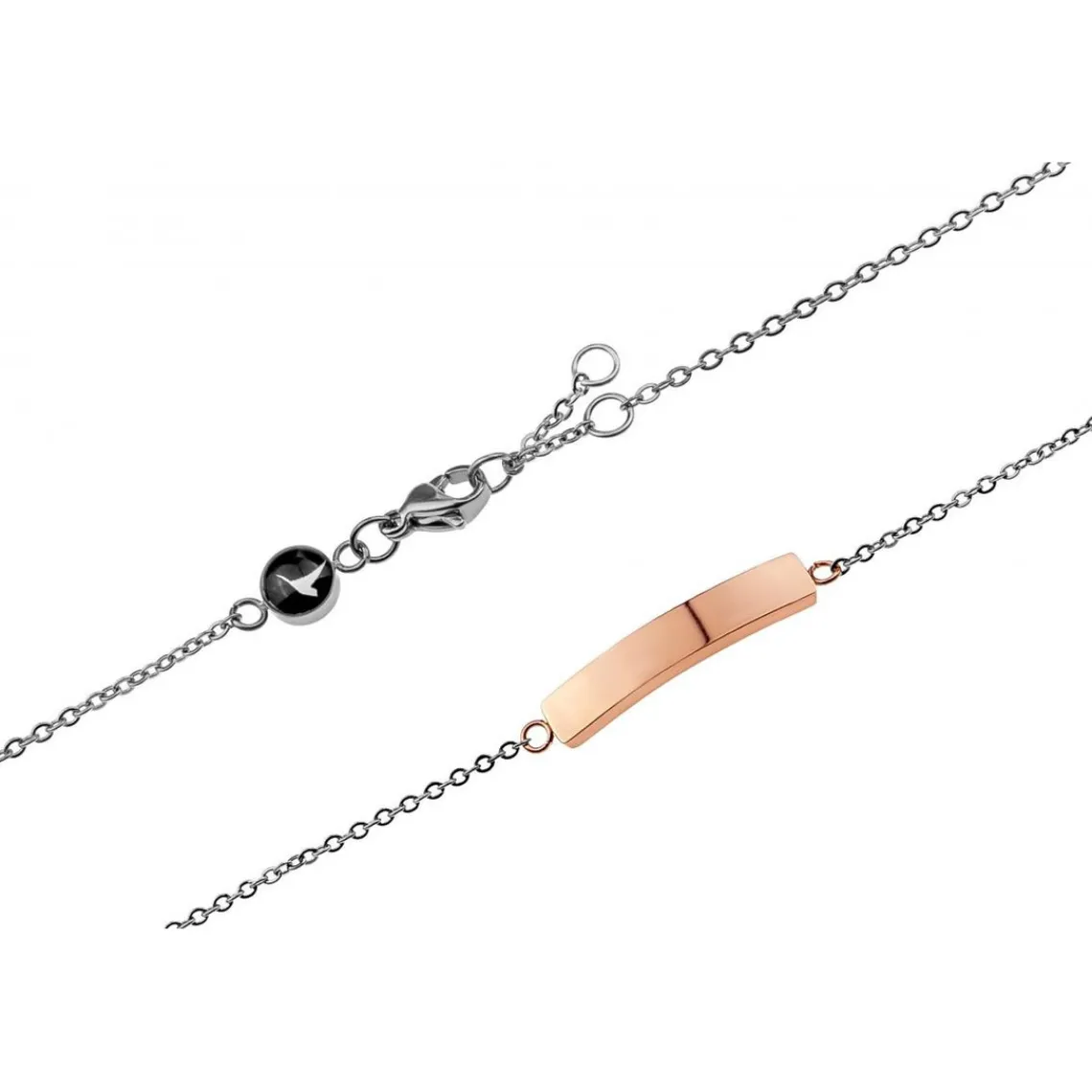 Emily Westwood Bijoux Bracelet Femme Emily Westwood WB1017RS - Acier Argent et Doré rose | Femme Bracelet