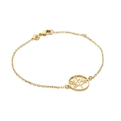 Maison de la Bijouterie Bracelet Femme fantaisie arbre de vie plaqué or UYZY65ZV | Femme Bracelet