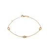 Maison de la Bijouterie Bracelet femme fantaisie cordage plaqué or UYY06WZV | Femme Bracelet