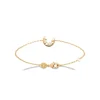 Maison de la Bijouterie Bracelet femme fantaisie croissant de lune plaqué or UW36W6ZV | Femme Bracelet