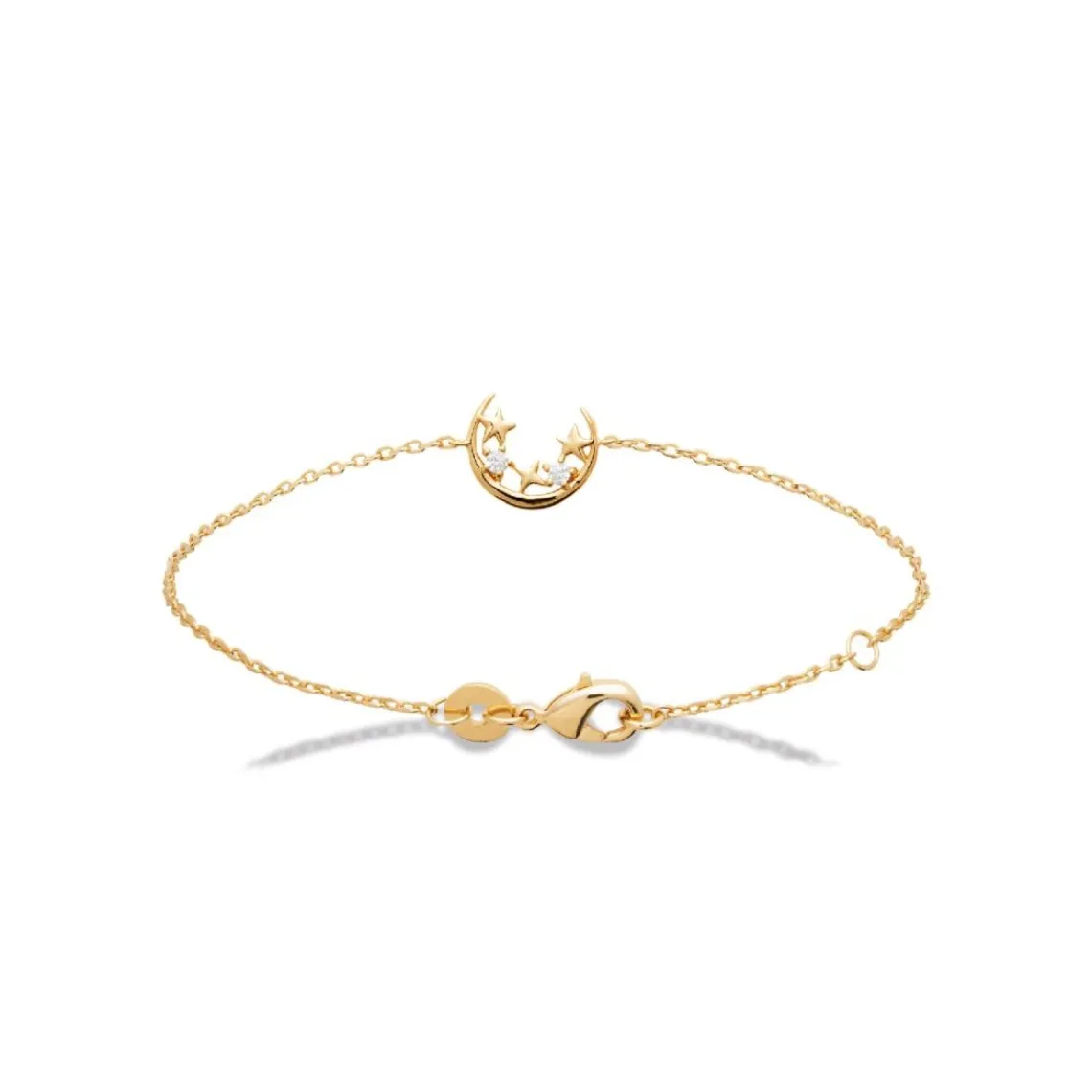 Maison de la Bijouterie Bracelet femme fantaisie croissant de lune plaqué or UW36W6ZV | Femme Bracelet