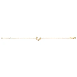Maison de la Bijouterie Bracelet femme fantaisie croissant de lune plaqué or UW36W6ZV | Femme Bracelet
