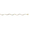 Maison de la Bijouterie Bracelet femme fantaisie oxydes de zirconium plaqué or YU006YZV | Femme Bracelet