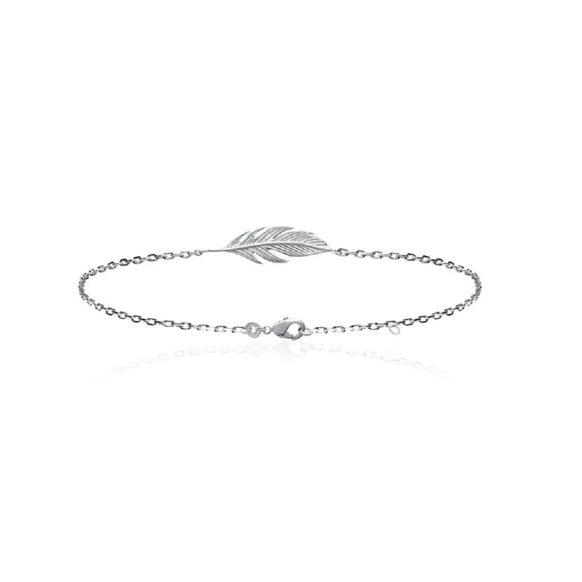 Maison de la Bijouterie Bracelet Femme fantaisie plume Argent WYZ353ZV | Femme Bracelet