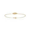 Maison de la Bijouterie Bracelet Femme fantaisie plume plaqué or UYZ353ZV | Femme Bracelet