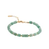 Maison de la Bijouterie Bracelet femme fantaisie quartzite vert plaqué or UW34Y5ZV | Femme Bracelet