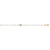 Maison de la Bijouterie Bracelet femme fantaisie quartzite vert plaqué or UW3Y36ZV | Femme Bracelet