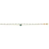 Maison de la Bijouterie Bracelet femme fantaisie quartzite vert plaqué or UW3Y35ZV | Femme Bracelet