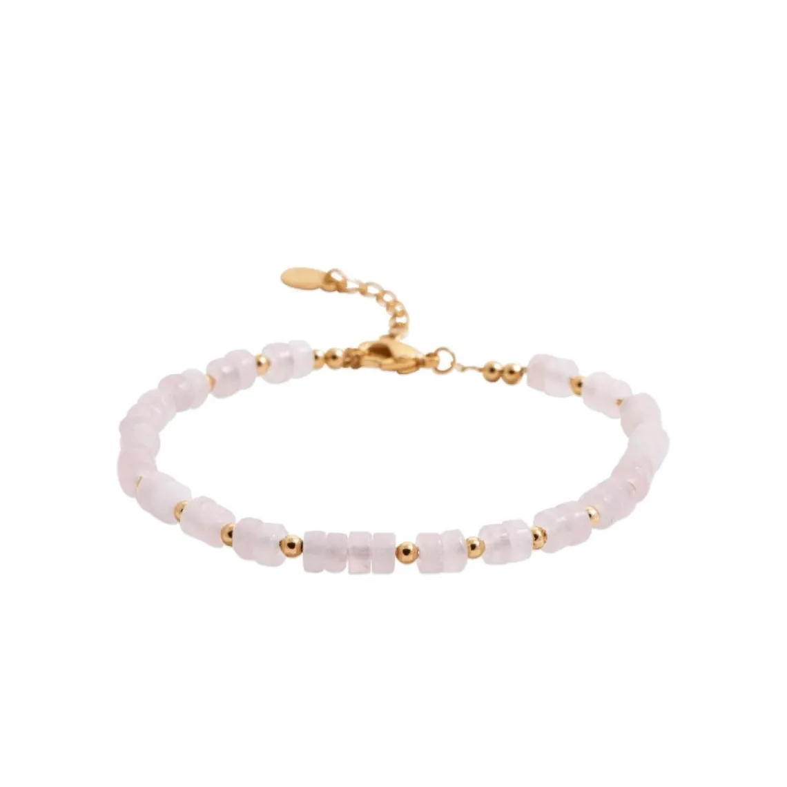 Maison de la Bijouterie Bracelet femme fantaisie quartz rose plaqué or UW34YWZV | Femme Bracelet