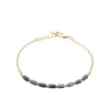 Maison de la Bijouterie Bracelet femme fantaisie sodalites bleues plaqué or UW3VW6ZV | Femme Bracelet
