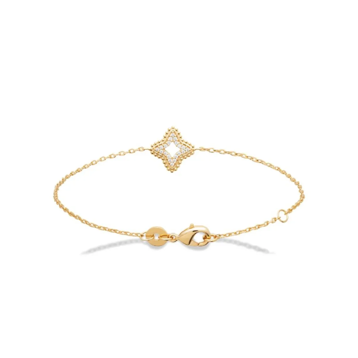 Maison de la Bijouterie Bracelet femme fantaisie étoile plaqué or UW3VUZZV | Femme Bracelet