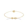 Maison de la Bijouterie Bracelet femme feuille plaqué or UYY0ZVZV | Femme Bracelet
