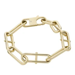Fossil Bijoux Bracelet Femme D Link - JF04234710 Acier Doré | Femme Bracelet