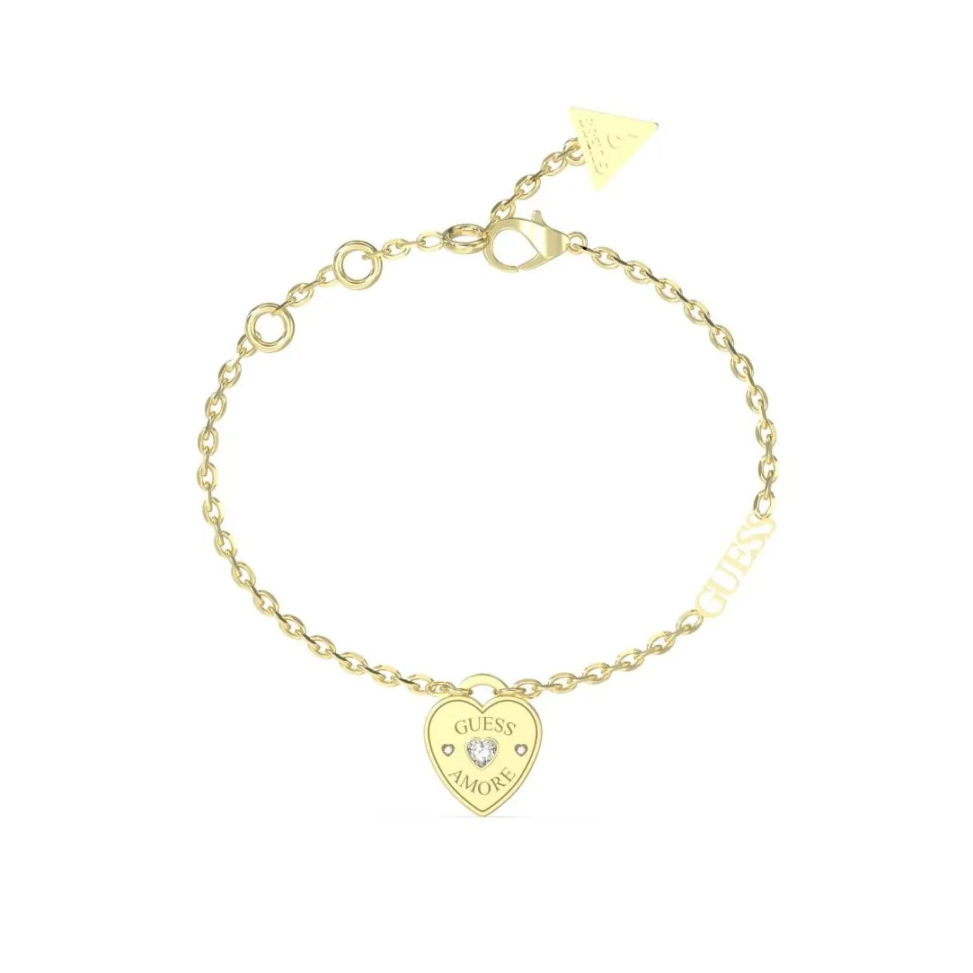 Guess Bijoux Bracelet Femme Guess Amore JUBB05057JWYGS Acier Doré | Femme Bracelet
