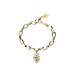 Guess Bijoux Bracelet Femme JUBB03094JWYGS - HEART CAGE Acier Doré | Femme Bracelet