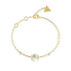 Guess Bijoux Bracelet Femme - JUBB02282JWYGWH 4G LOOP Acier Doré | Femme Bracelet